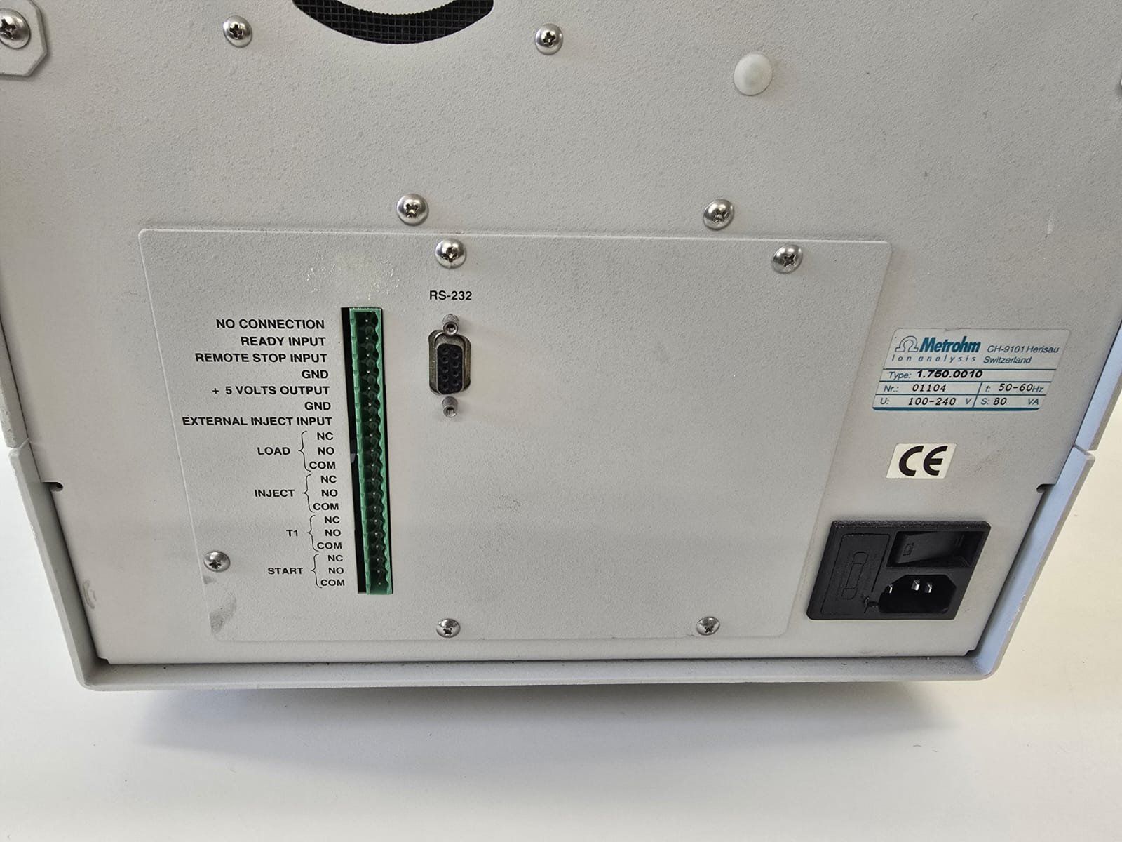 Metrohm Tutte le macchine: Metrohm 750 autosampler – Difettoso da Niederdorf venduto da LeptonAG_Labor 7