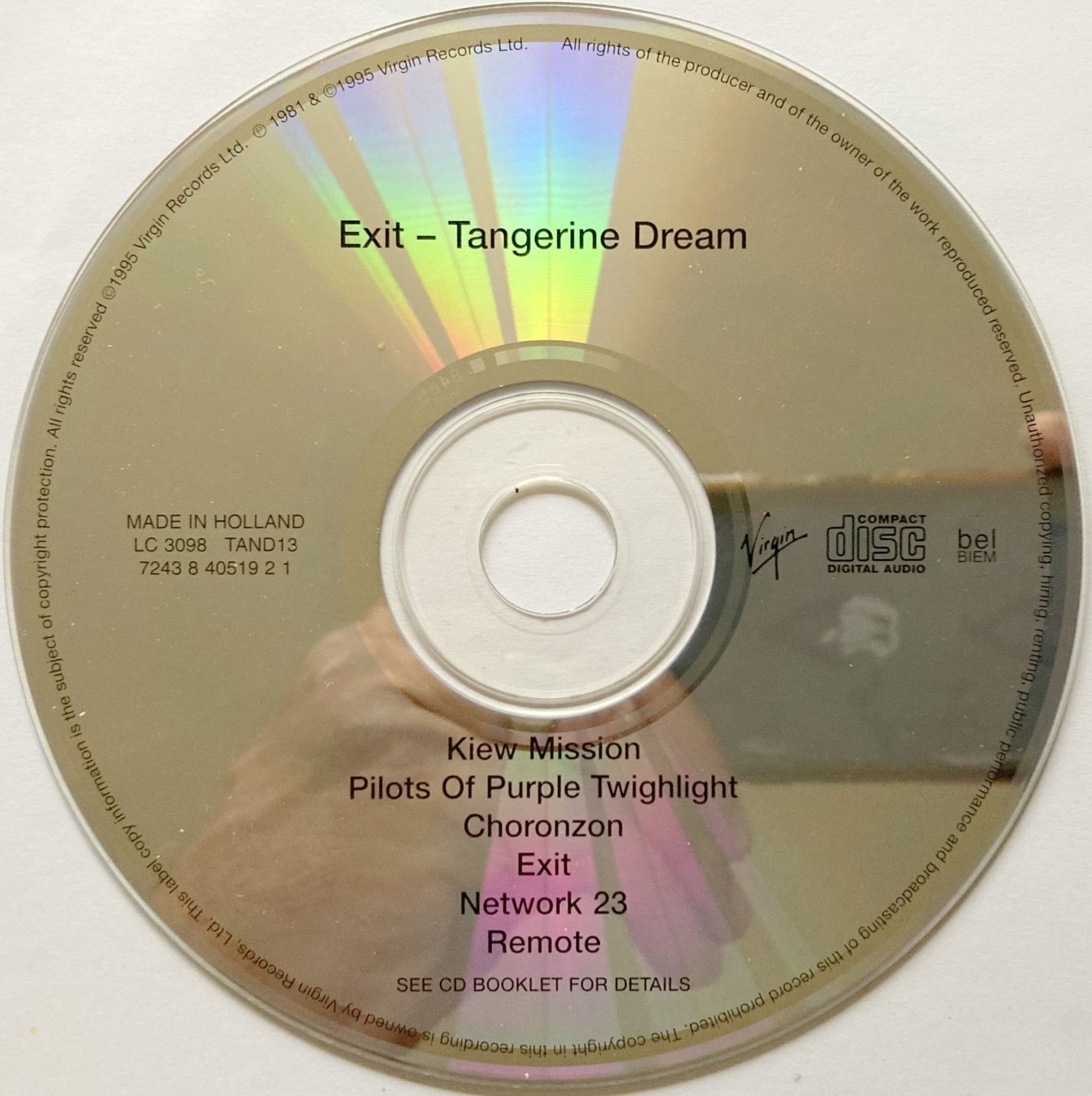 CDs: TANGERINE DREAM - EXIT – Gebraucht aus Bottens von hotter-than-hell 2