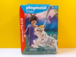 PLAYMOBIL 70382 Weisser Tiger mit Asiakämpferin 70382 NEU