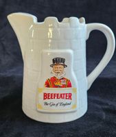 Vintage Beefeater Gin Krug | Keramik Werbekrug mit Türmchen