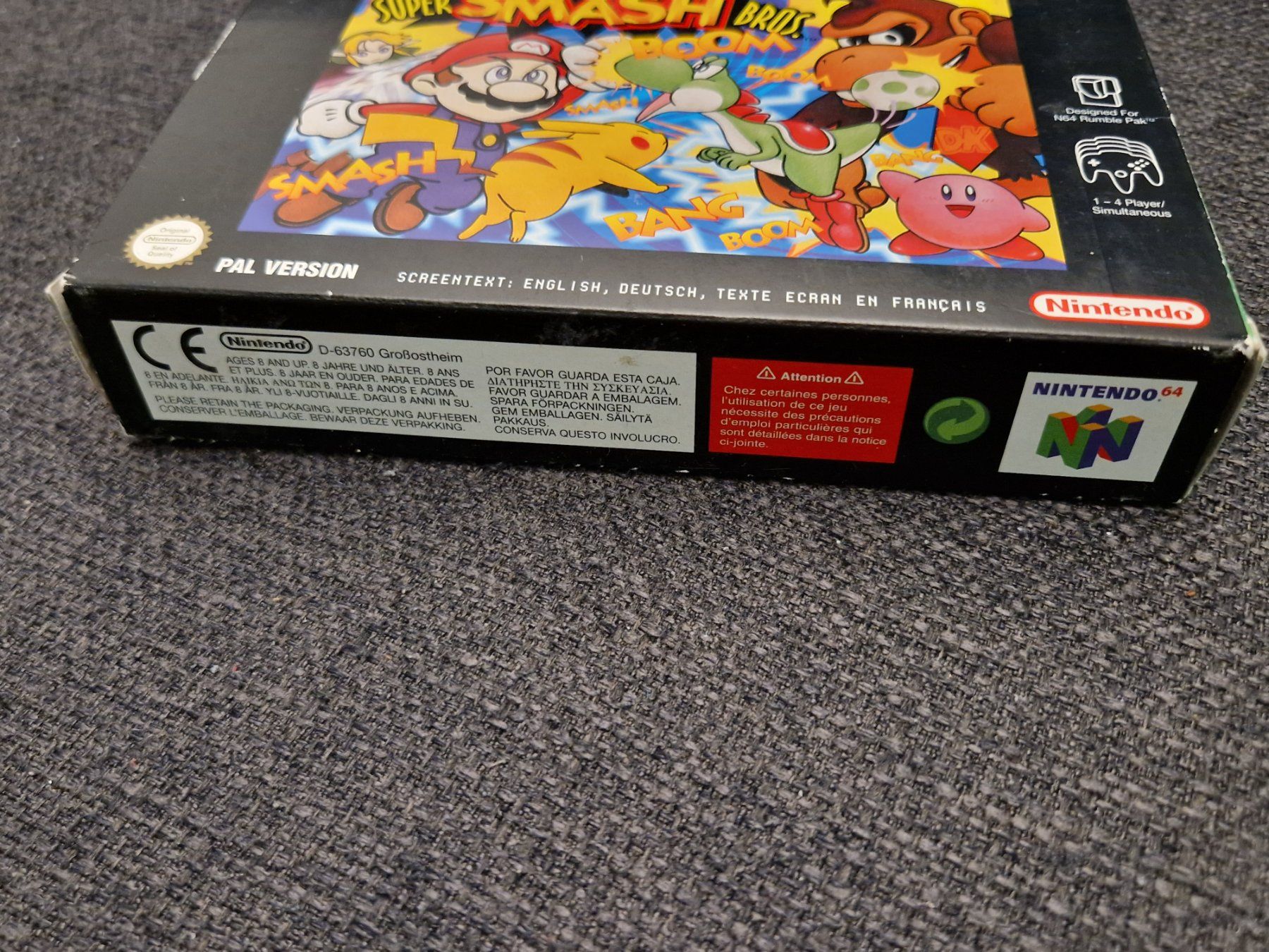 Giochi: Super Smash Bros. OVP / N64 – Usato da Rain venduto da Laupia 7