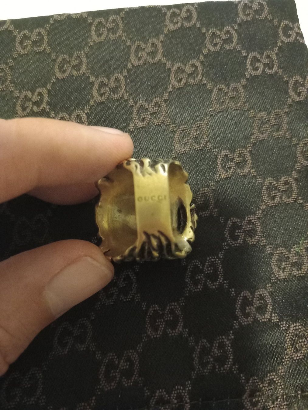 Gucci Anelli: Gucci bague à tête de lion – Usato da Le Grand-Saconnex venduto da Rgt87 4
