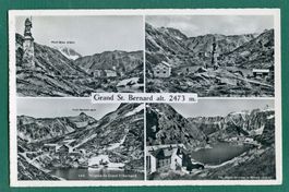 Grand St. Bernard, 4 Ansichten, 1953, gelaufen