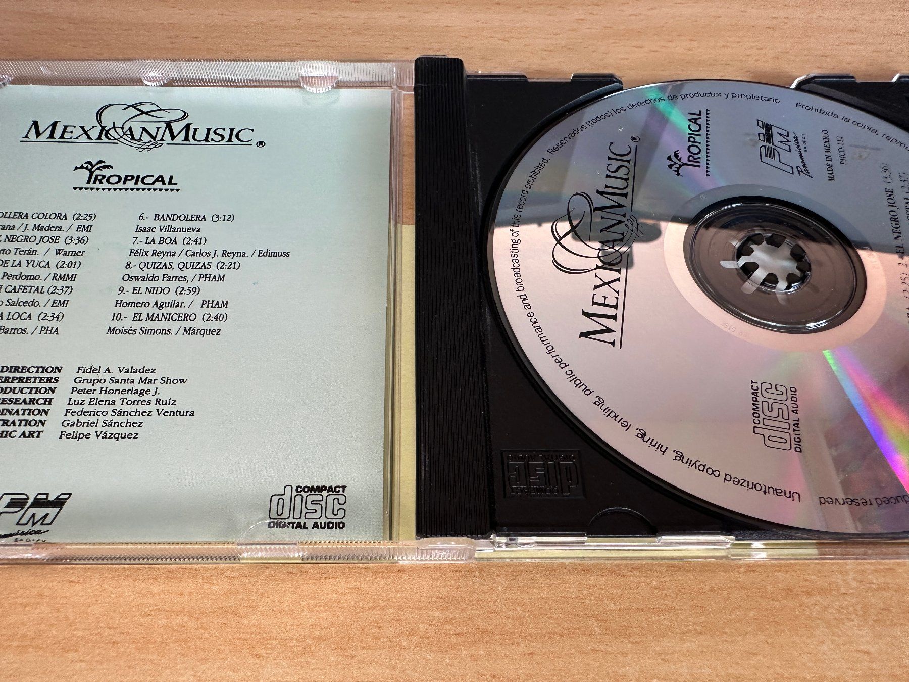 CD: Mexcican Music - Tropical – Usato da Rikon im Tösstal venduto da Alpenmutz 2