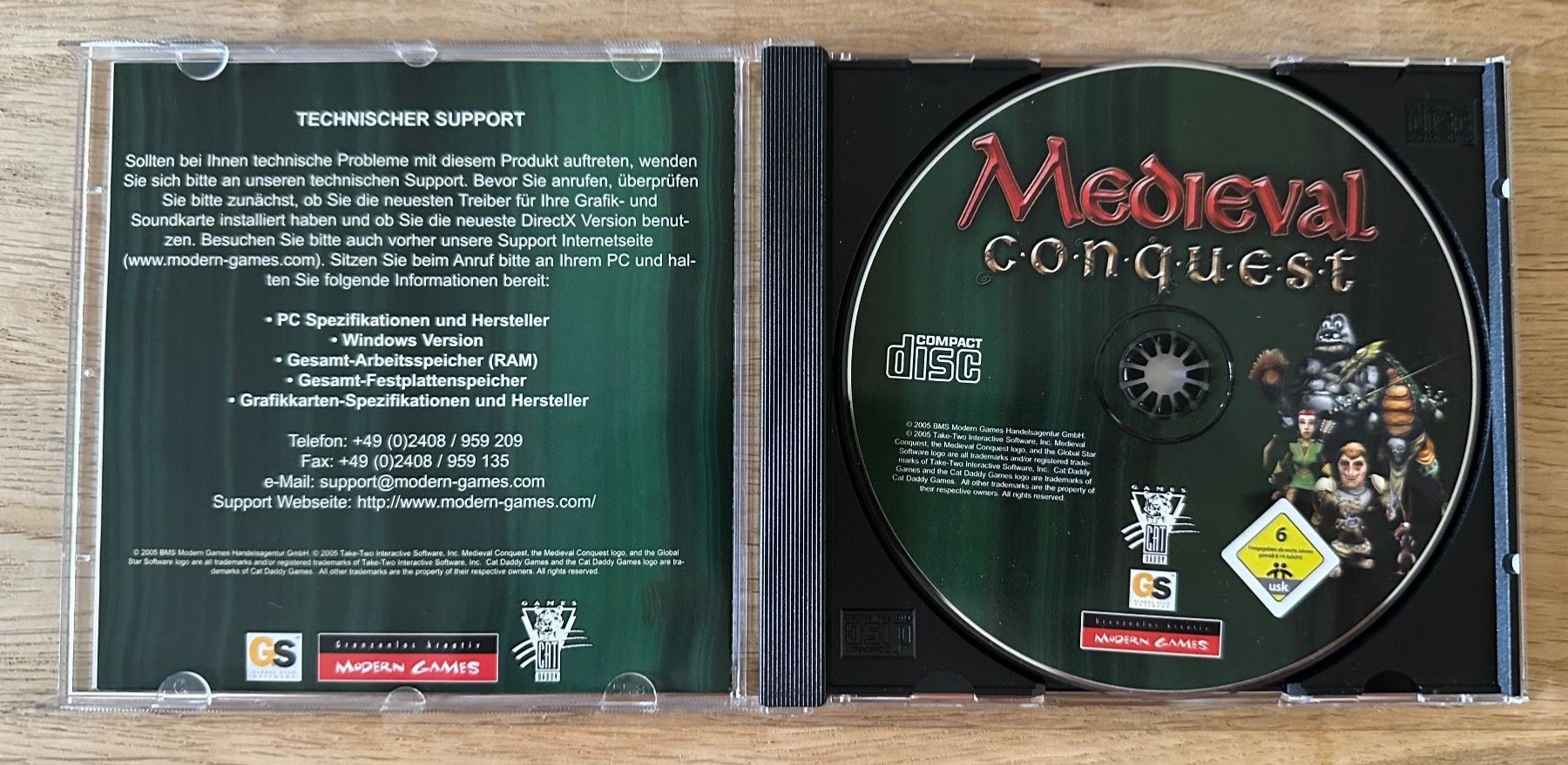 Microsoft Giochi: Medieval Conquest PC Game Box – Usato da Kestenholz venduto da Inna09 3