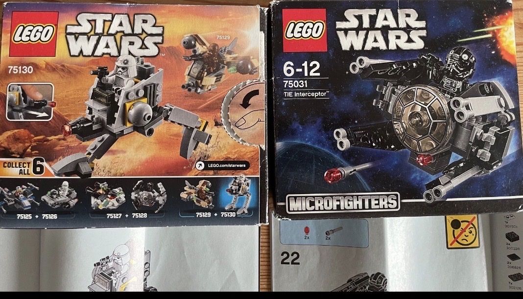 Lego Kit di costruzioni: LEGO Star Wars 2 Sets Microfighters 75130 + 75031 inkl. OVP – Usato da Stäfa venduto da greety1981