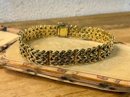 ART DECO ARMBAND GOLD DOUBLÉ UM 1930