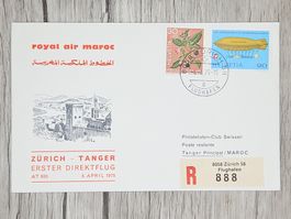 CL12 Enveloppe + Timbre Suisse 1975 Thème Aviation