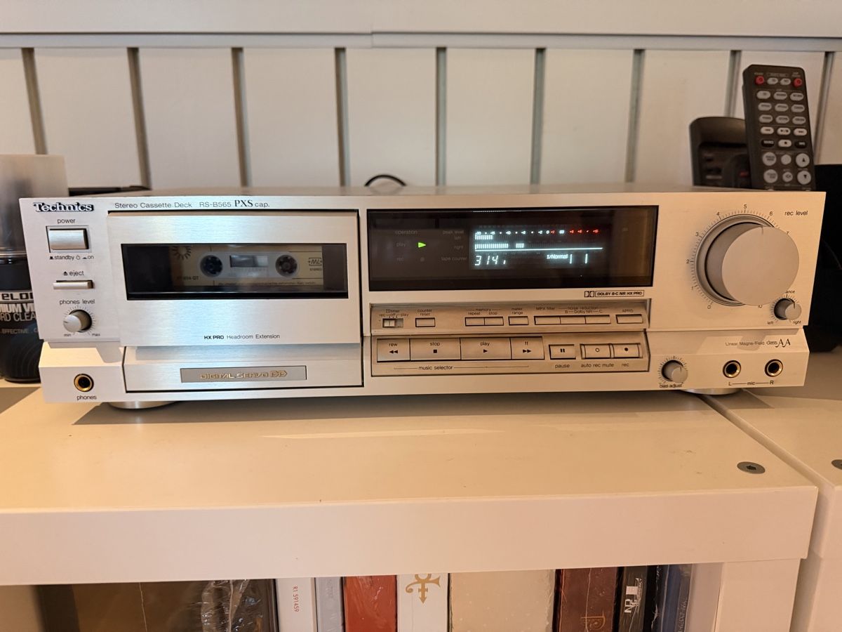 Technics Aufnahmegeräte: TECHNICS Tapedeck Silber RS-B565 – Gebraucht aus Hünenberg von Paddels 3