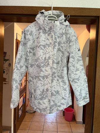 Veste femme Mc Kinley 40 gris blanc très bon état