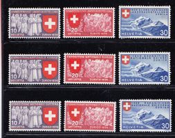 1939 Landesausstellung  3 Sätze ** Postfrisch **   SBK 55Fr.