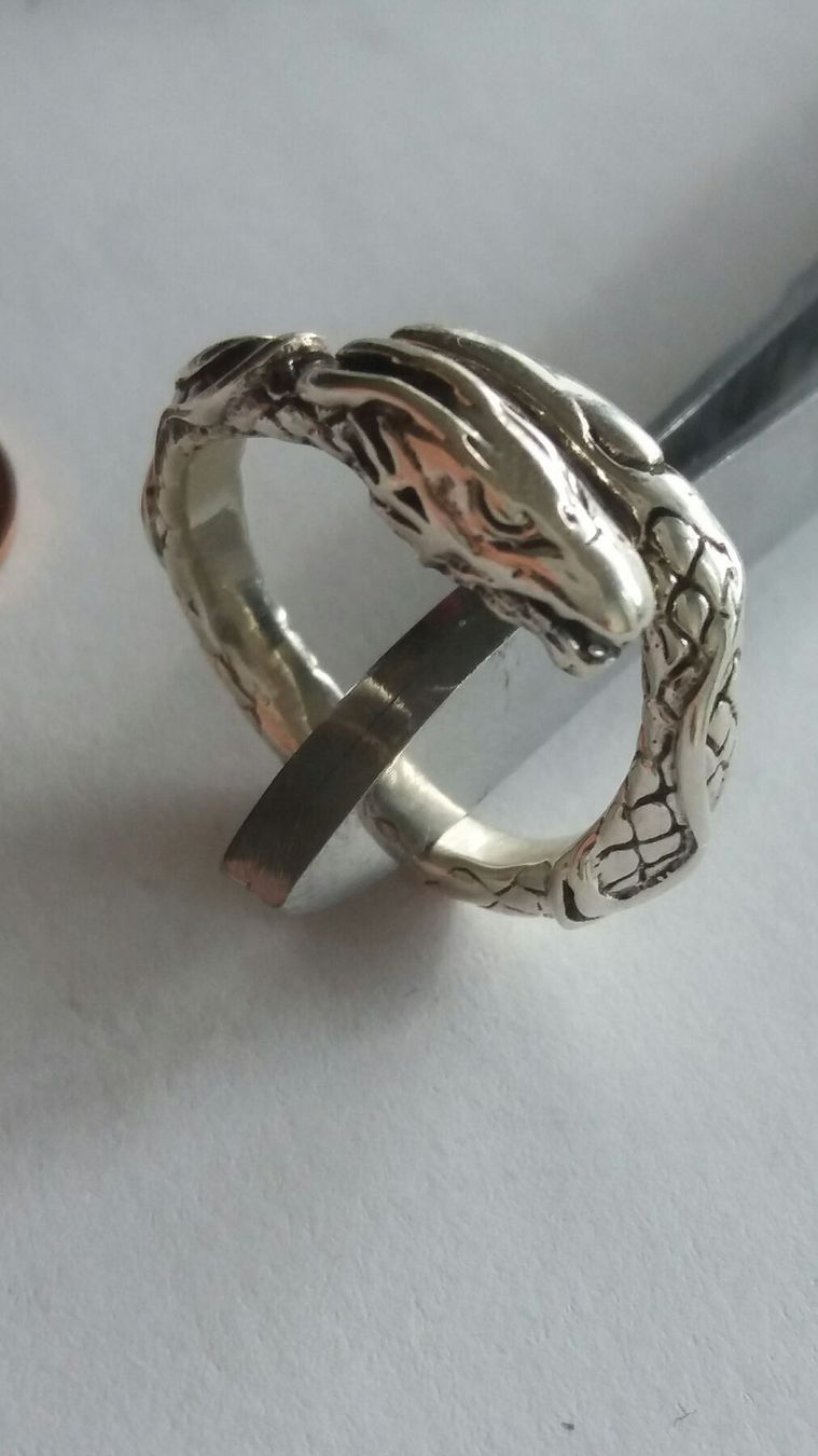 Bagues: Schlange Silber Ring  / Serpent argent – D'occasion à Laufen par Sunjupite7 6