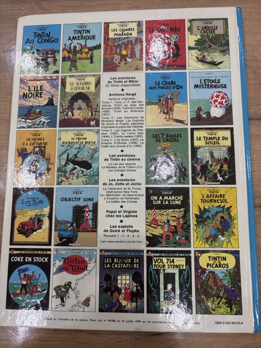 Fumetti: Tintin les cigares du pharaon – Usato da Porrentruy venduto da Servo26 6