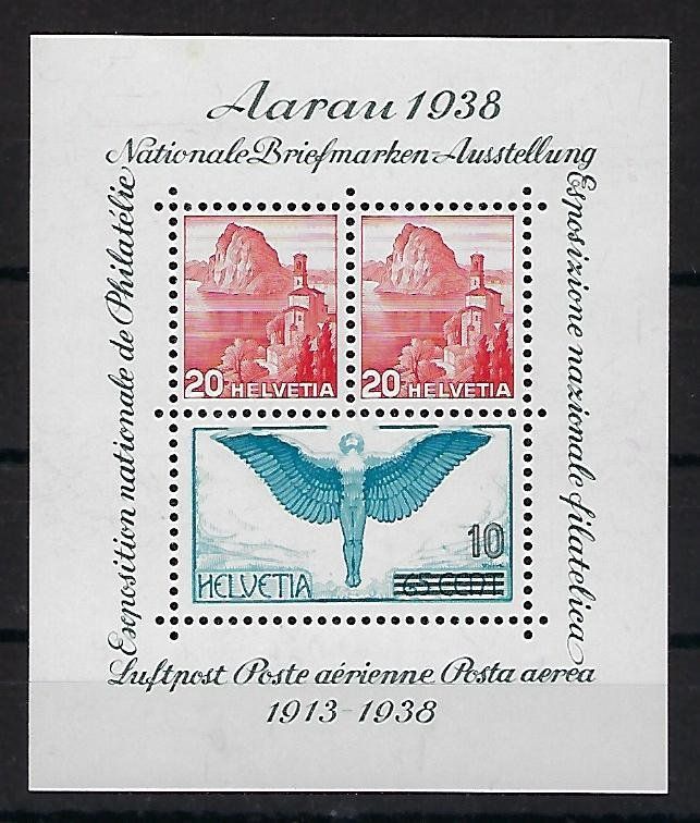 Tous les timbres: 1938 Aarau Block postfrisch **   15593 – D'occasion à Lunden par Animus999