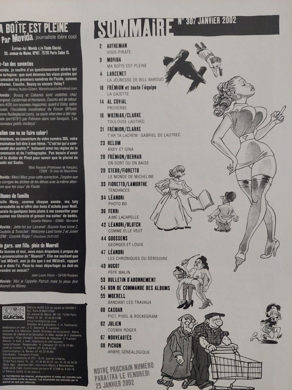 Fumetti: Fluide Glacial No 307 Janvier 2002 TBE – Usato da Genève venduto da Blu_BD 2