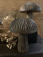 Pilz / mushroom Holz, Höhe 10.5 cm
