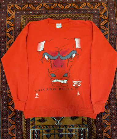 Vintage Chicago Bulls Sweatshirt Nutmeg Mills