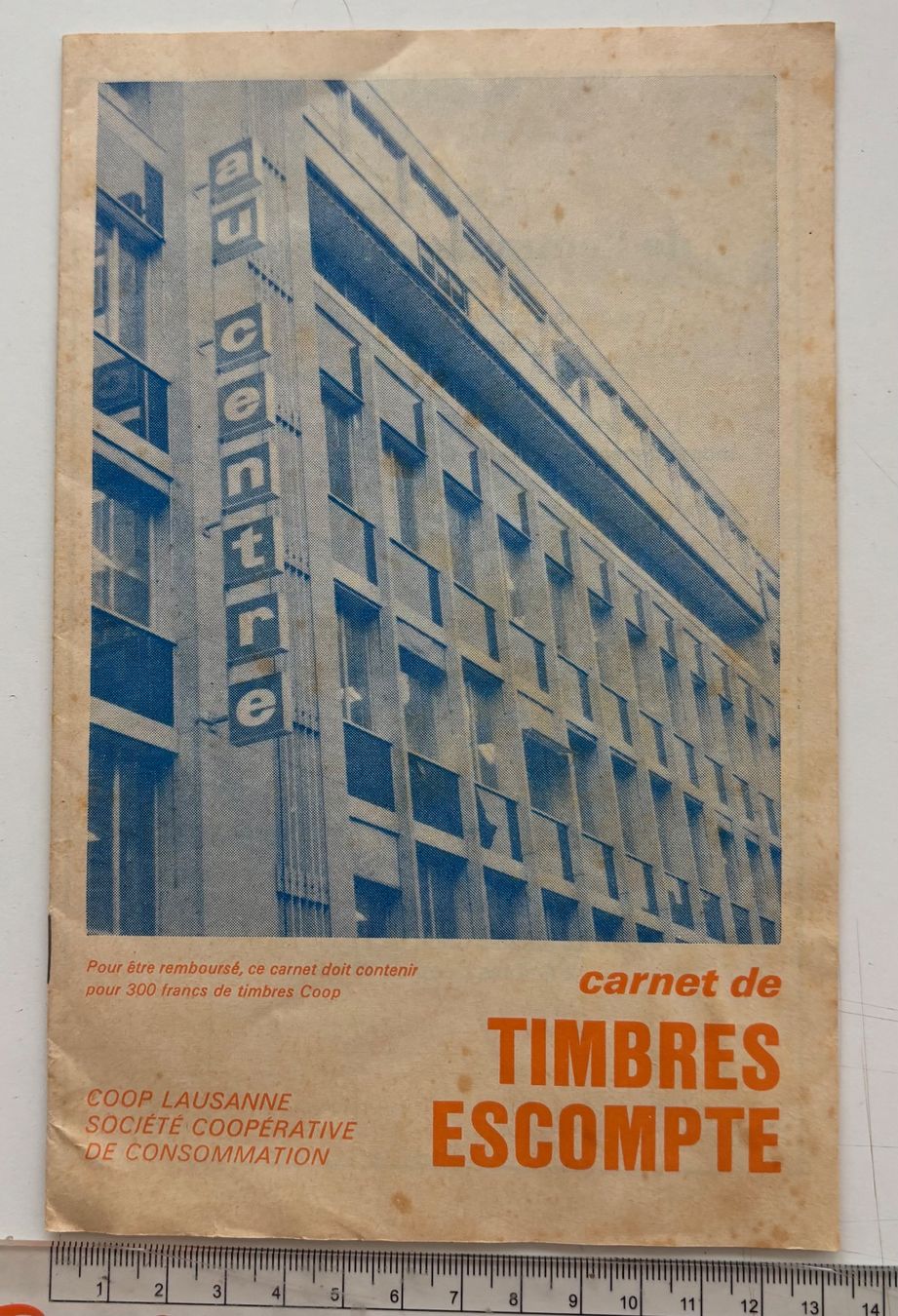 Documents: COOP Lausanne - Carnet de timbres escompte – D'occasion à Neuchâtel par gefdeneuch