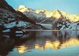 GRIMSELPASS Sonnenuntergang auf der Grimsel