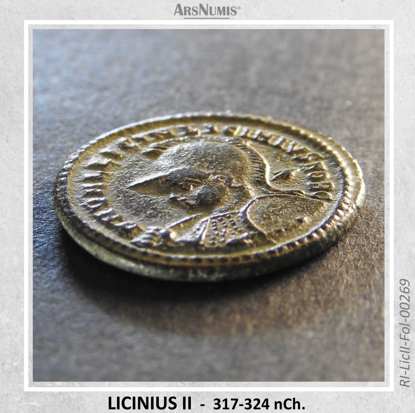 Tutti le monete: Römische Münze - Licinius II – Usato da Oberwil b. Zug venduto da ArsNumis 2