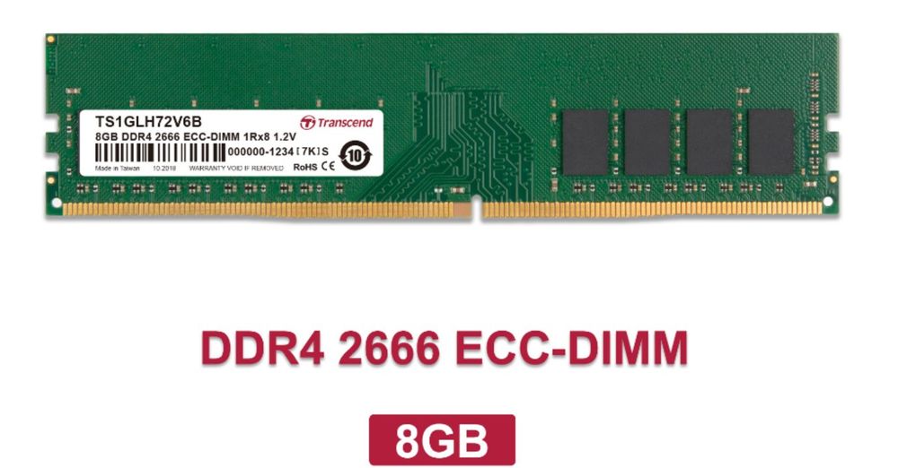 Ram 8gb Ddr4 2666 Ecc Transcend 𝗙𝗥𝗘𝗘 𝗦𝗛𝗜𝗣𝗣𝗜𝗡𝗚. 