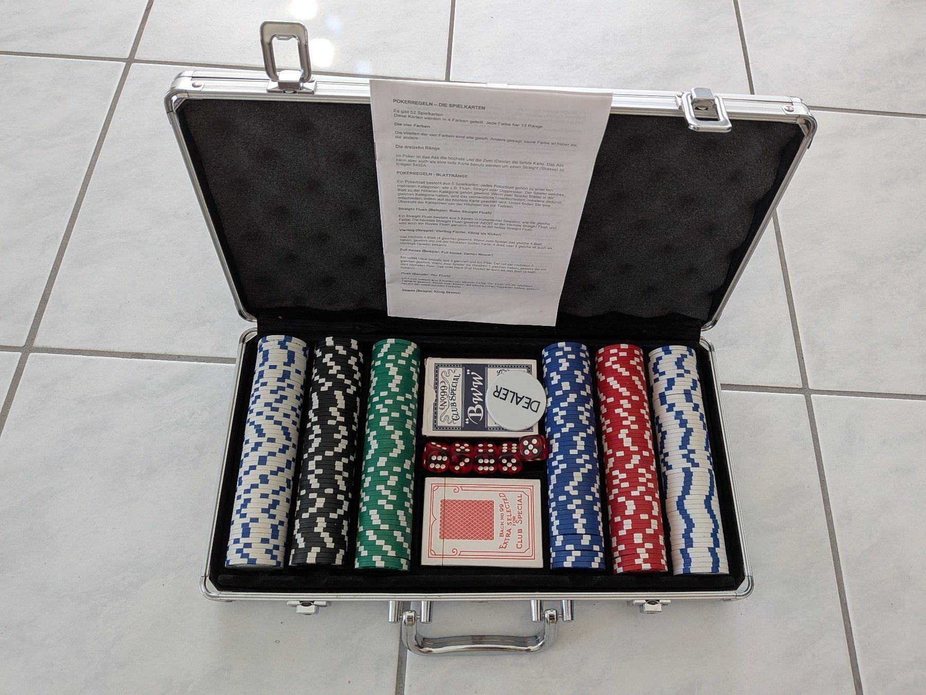 Giochi: Pokerkoffer – Nuovo (secondo la descrizione) da Wädenswil venduto da Mamacita60