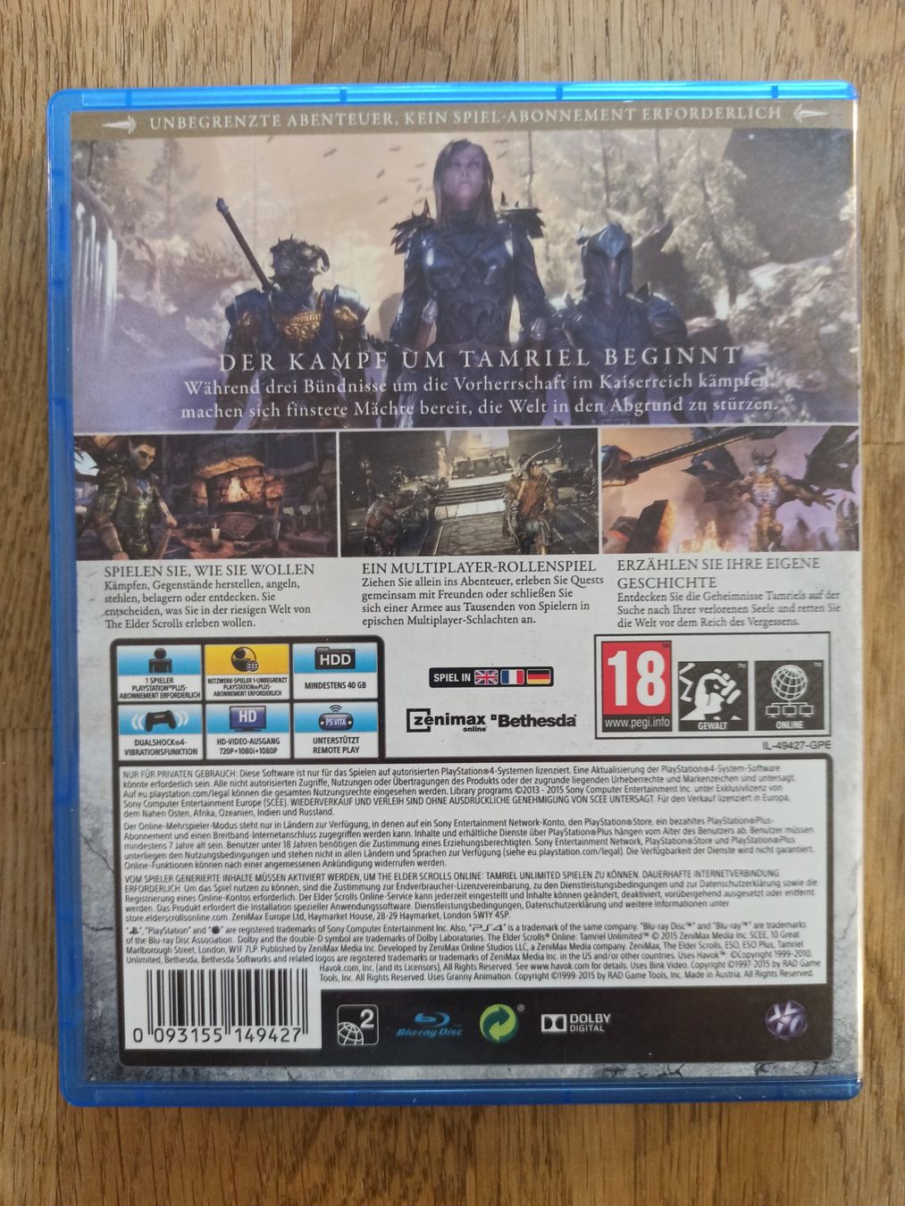 Giochi: The Elder Scrolls Online Tamriel Unlimited PS4 / PS5 – Usato da Oberweningen venduto da mar_87mx 1