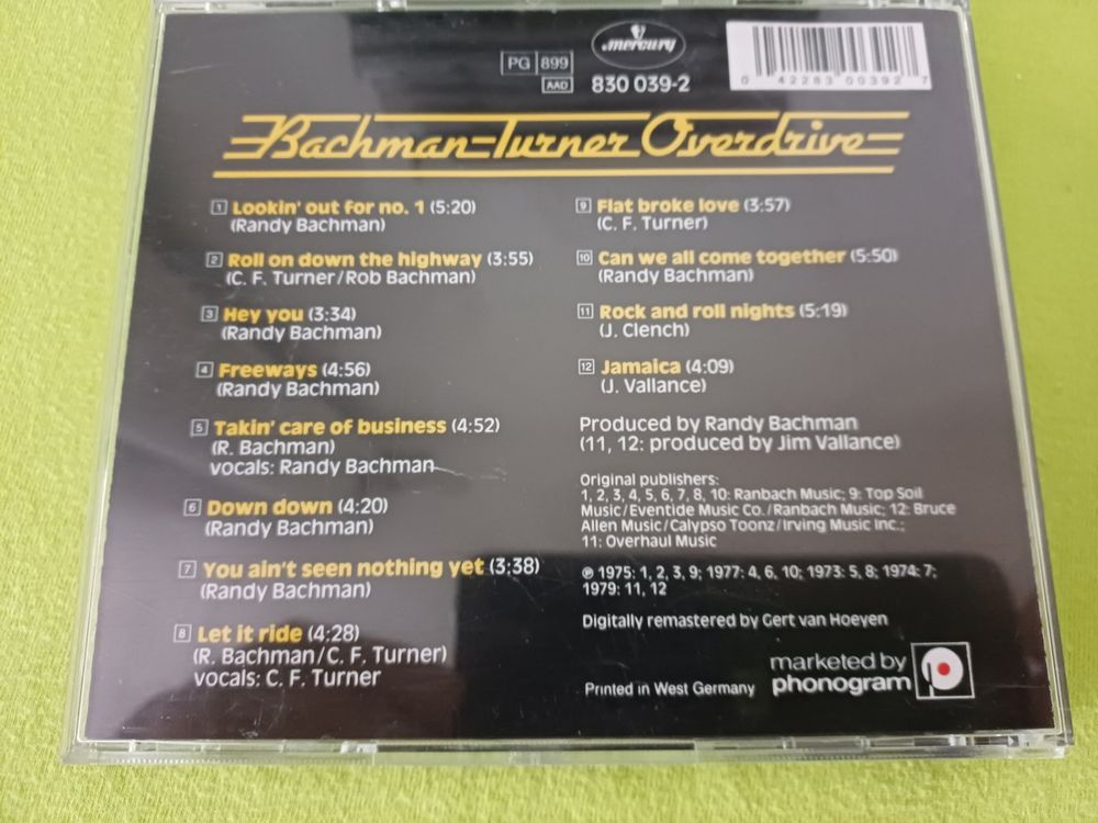 CD Bachman Turner Overdrive ( B.T.O. )Greatest Hits | Kaufen Auf Ricardo