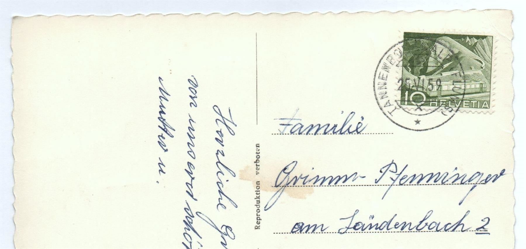 Cartoline postali: FLUMSERBERG Tannenbodenalp mit Kurhäuser – Usato da Jona venduto da philajona 1
