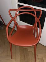 2 Rote Kartellstühle Designerstühle