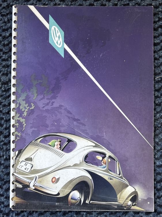 Vintage VW KÄFER Prospekt Katalog von 1958 (Gebraucht) in Konolfingen