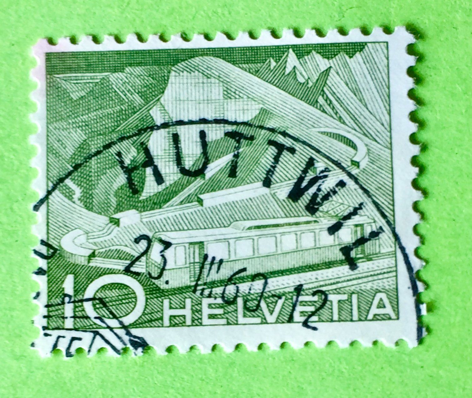 Tutti i francobolli: Nr.299 mit gestempelt Technik und Landschaft 1949    – Usato da Aarau venduto da Billa007