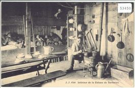 Interieur de la Cabane de Barberine