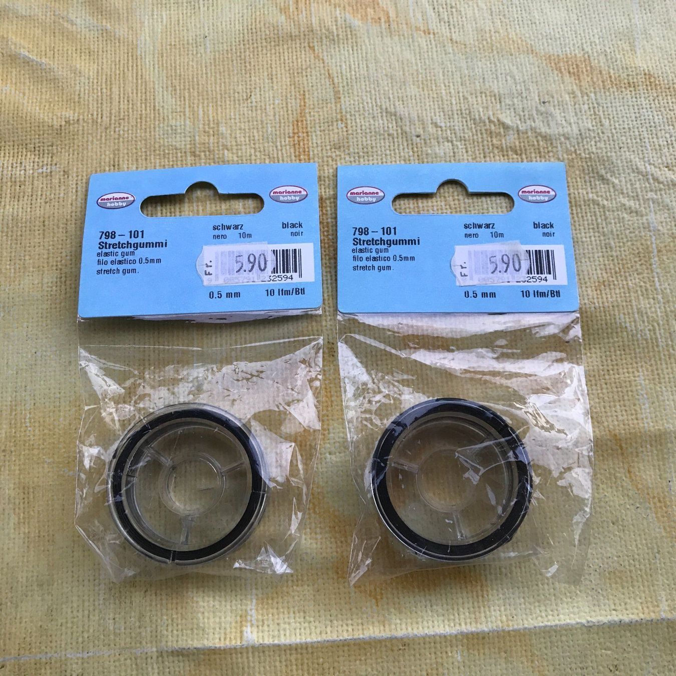 Tessuti: LOT STRETCHGUMMI SCHWARZ – Nuovo e nell'imballaggio originale da Ostermundigen venduto da Wyatt-Earp 1