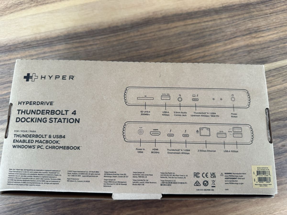 Docking station: HyperDrive Thunderbolt 4 Docking Station – Nuovo (secondo la descrizione) da Merenschwand venduto da Lorze 6