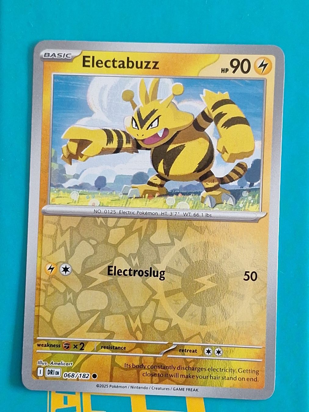 Pokémon Sammelbilder & Trading cards: Electabuzz - Reverse Holo Pokemon Destined Rivals #1.9 – Gebraucht aus Altstätten SG von GGsGameshop