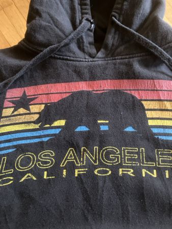 Schwarzer LA California Hoodie Gr. M