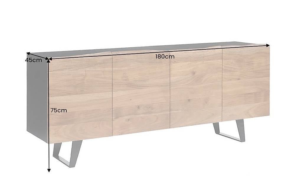 Sideboard Eco Massivholz Art 180cm Akazie 3