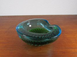 Galliano Ferro Murano Glas Bowl Bubble Schale