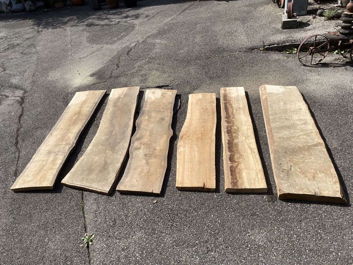Holzartikel: Holzbretter Eiche / Esche – Gebraucht aus Zimmerwald von Holzdata1