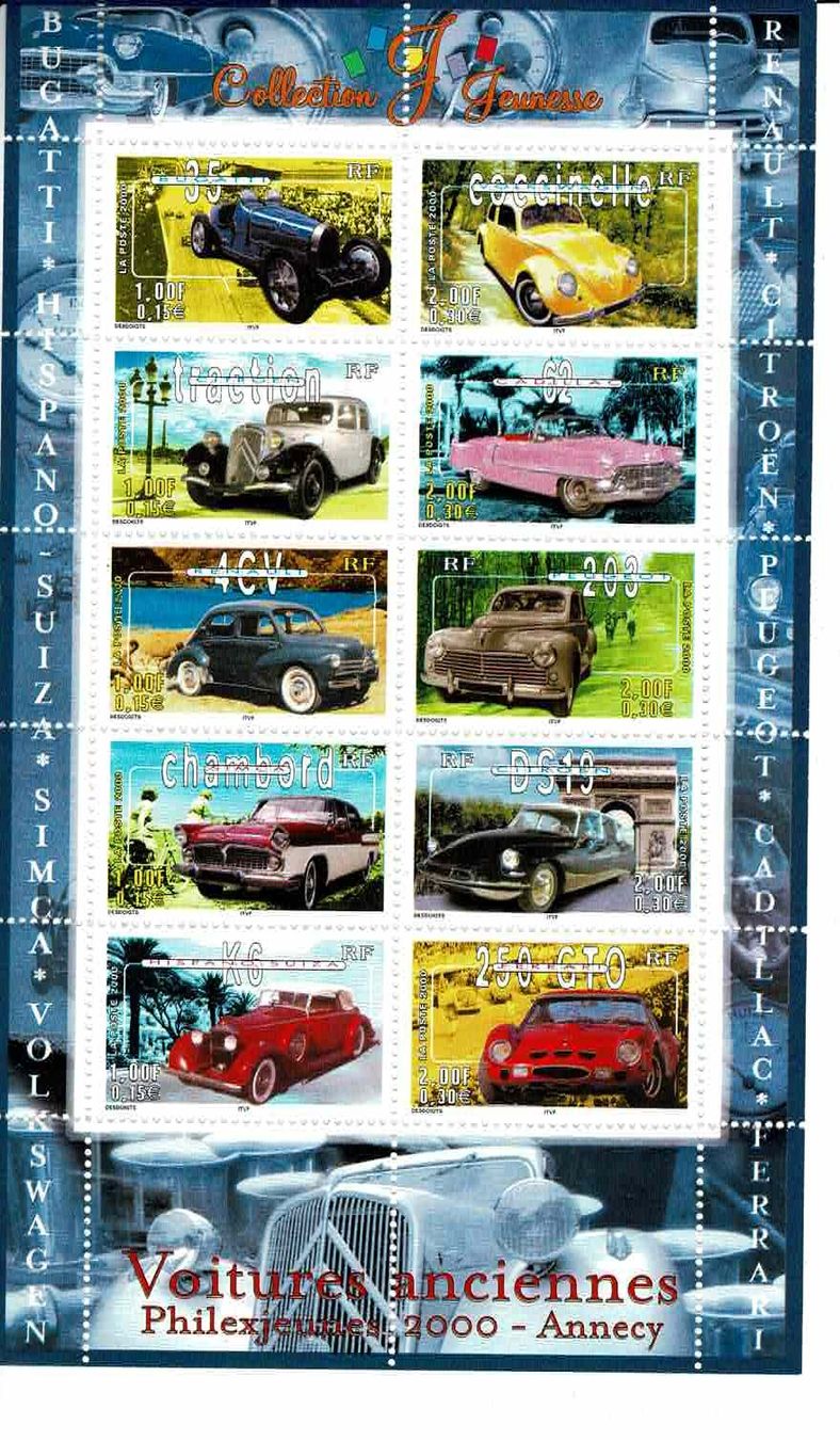 Tous les timbres: Autos  1 KB ** – Neuf (Voir description) à Lausanne par Whorvath