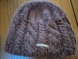 gestrickte Wintermütze Beanie Dakine braun