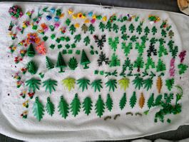 Lego viele Pflanzen,  Blumen und Bäume teile 200 stück
