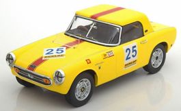 Honda S800 Roadster Hardtop Racing #25 gelb / rot / Decor