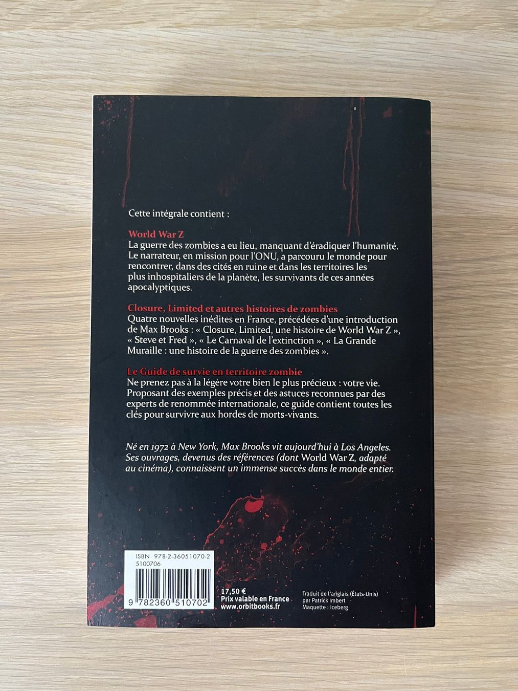 Libri: Intégrale Z - Max Brooks – Nuovo (secondo la descrizione) da Petit-Lancy venduto da cinrox 1