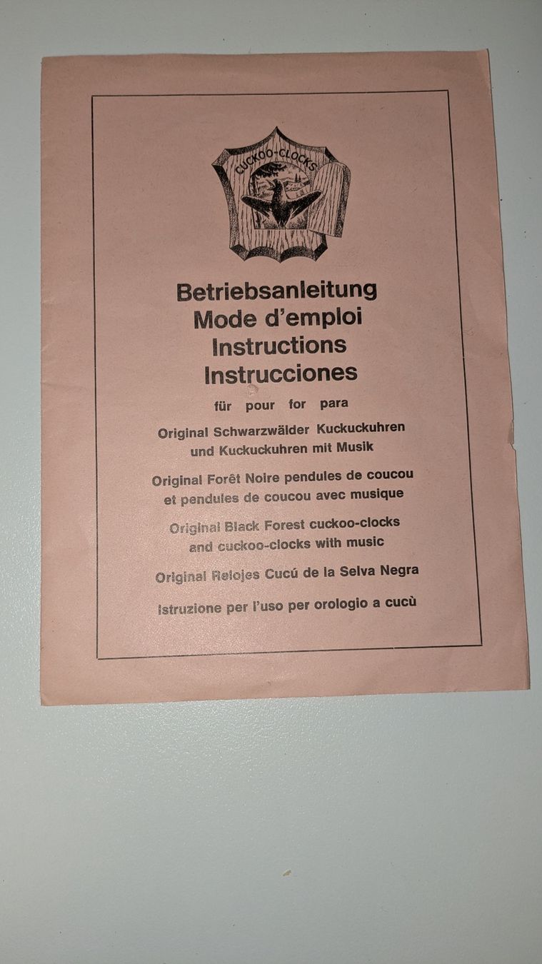 Campanacci mucche: CUCKOO- CLOCKS – Usato da Vordemwald venduto da Argi7 1