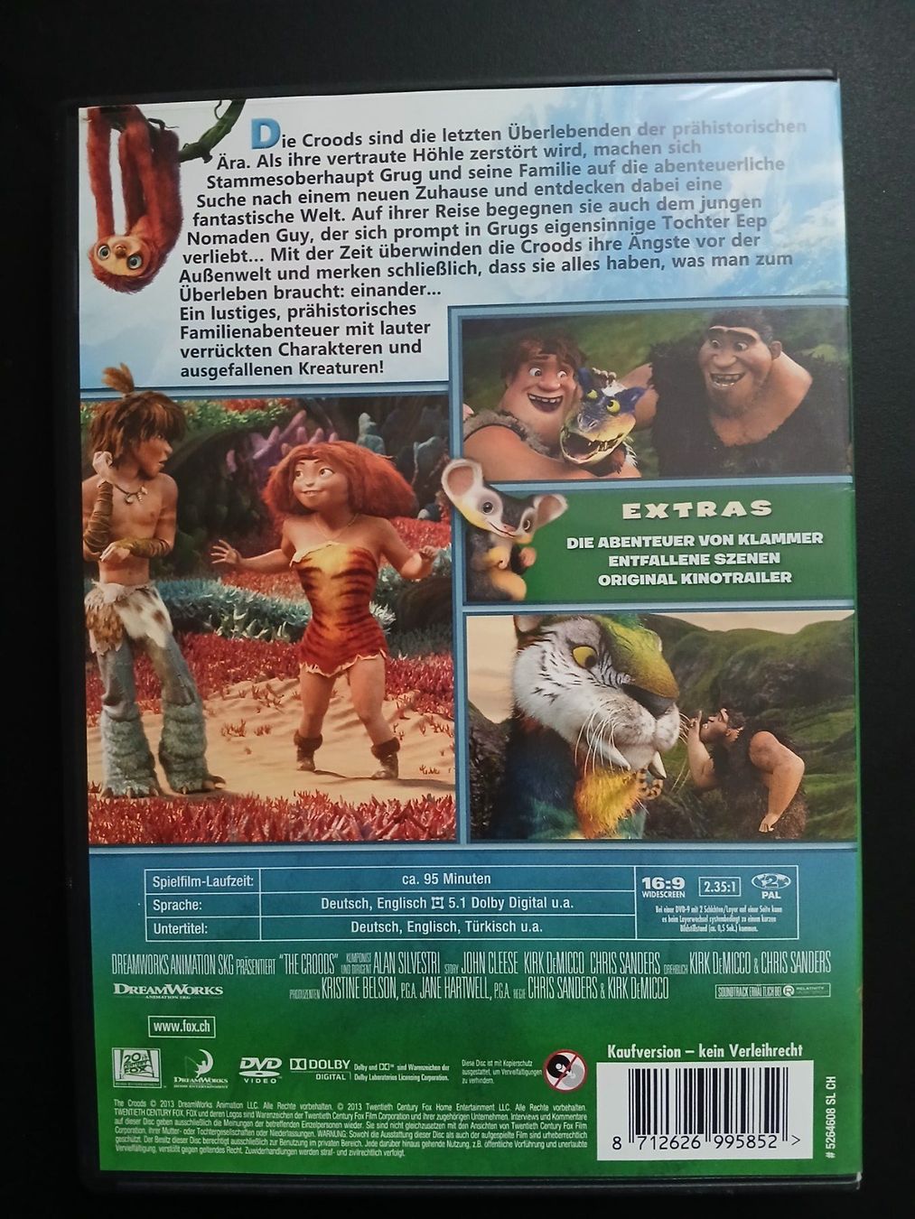 Tutti i DVDs: DVD Die Croods – Usato da Montlingen venduto da Mabesi 1