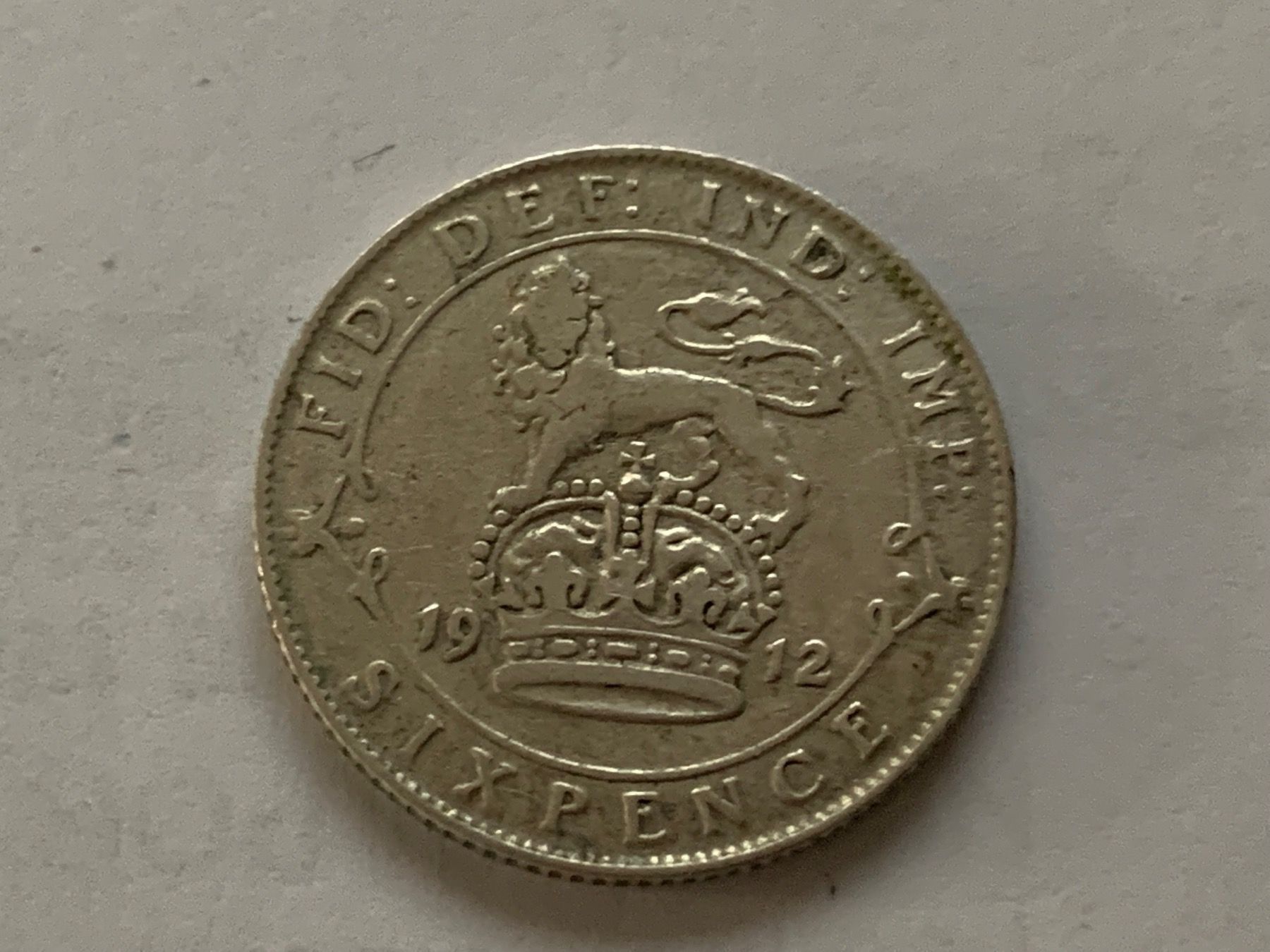 Tutti le monete: George V (Six Pence) Silber 1912 – Usato da ZUFIKON venduto da SULMI01 1