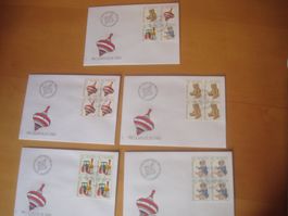 PJ 1986 FDC Serie und 4er
