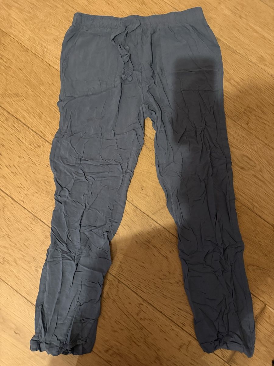 Pantaloni: Damen Hosen Chicoree Grösse L graublau  – Usato da Biberist venduto da bierikim